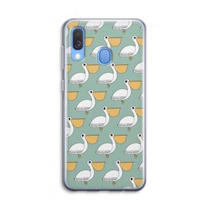 CaseCompany Pelican: Samsung Galaxy A40 Transparant Hoesje