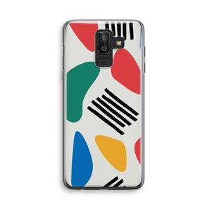 CaseCompany Illustratieve pop 1: Samsung Galaxy J8 (2018) Transparant Hoesje