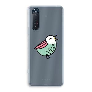 CaseCompany Birdy: Sony Xperia 5 II Transparant Hoesje