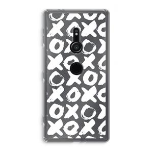 CaseCompany XOXO: Sony Xperia XZ2 Transparant Hoesje