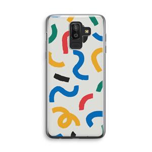 CaseCompany Illustratieve pop 2: Samsung Galaxy J8 (2018) Transparant Hoesje