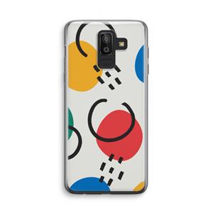 CaseCompany Illustratieve pop 3: Samsung Galaxy J8 (2018) Transparant Hoesje