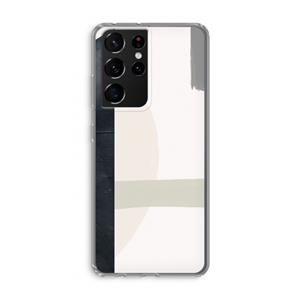 CaseCompany Baca: Samsung Galaxy S21 Ultra Transparant Hoesje