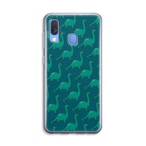 CaseCompany Diplodocus: Samsung Galaxy A40 Transparant Hoesje