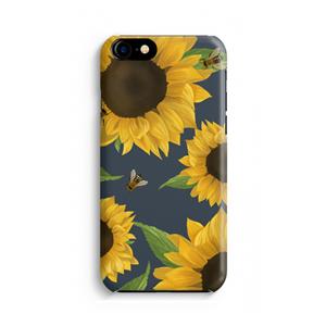 CaseCompany Sunflower and bees: iPhone 8 Volledig Geprint Hoesje