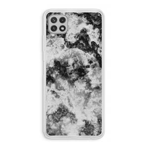 CaseCompany Onweer: Samsung Galaxy A22 4G Transparant Hoesje