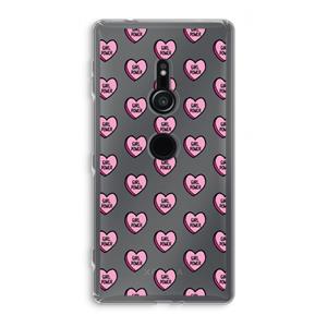 CaseCompany GIRL POWER: Sony Xperia XZ2 Transparant Hoesje