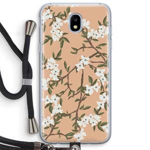 CaseCompany Blossoming spring: Samsung Galaxy J5 (2017) Transparant Hoesje met koord