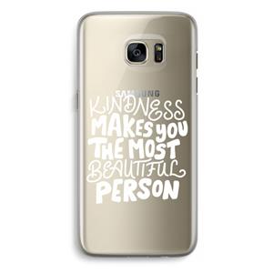 CaseCompany The prettiest: Samsung Galaxy S7 Edge Transparant Hoesje