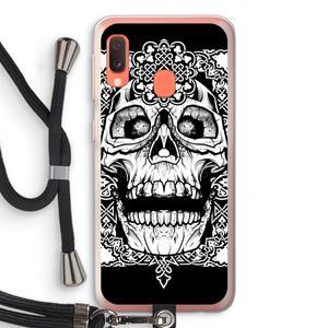 CaseCompany Seek & Destroy: Samsung Galaxy A20e Transparant Hoesje met koord