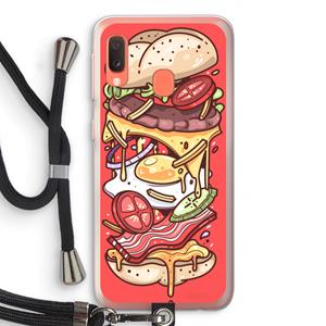 CaseCompany Diet Coke Please: Samsung Galaxy A20e Transparant Hoesje met koord