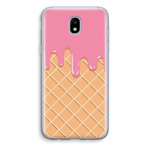 CaseCompany Ice cream: Samsung Galaxy J5 (2017) Transparant Hoesje
