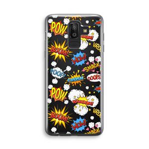 CaseCompany Pow Smack: Samsung Galaxy J8 (2018) Transparant Hoesje