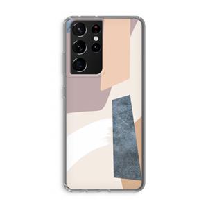 CaseCompany Luca: Samsung Galaxy S21 Ultra Transparant Hoesje