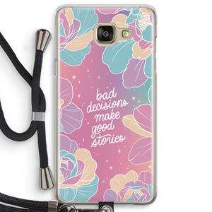 CaseCompany Good stories: Samsung Galaxy A5 (2016) Transparant Hoesje met koord