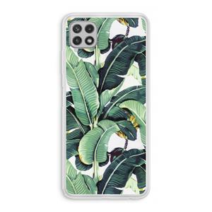 CaseCompany Bananenbladeren: Samsung Galaxy A22 4G Transparant Hoesje