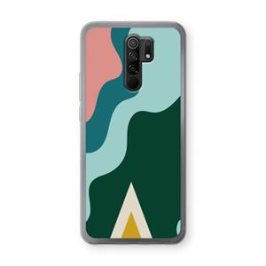 CaseCompany Noor B: Xiaomi Redmi 9 Transparant Hoesje