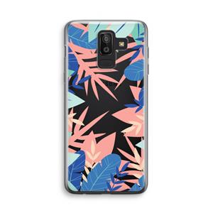 CaseCompany Tropisch: Samsung Galaxy J8 (2018) Transparant Hoesje
