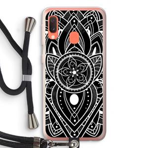 CaseCompany It's Complicated: Samsung Galaxy A20e Transparant Hoesje met koord