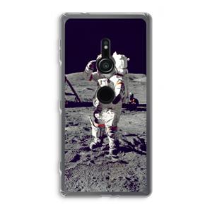 CaseCompany Spaceman: Sony Xperia XZ2 Transparant Hoesje