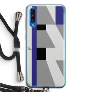 CaseCompany Gestalte 2: Samsung Galaxy A50 Transparant Hoesje met koord