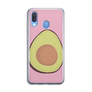 CaseCompany Avocado: Samsung Galaxy A40 Transparant Hoesje