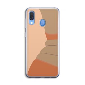 CaseCompany Bikini: Samsung Galaxy A40 Transparant Hoesje