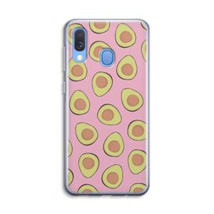 CaseCompany Dancing avocados: Samsung Galaxy A40 Transparant Hoesje