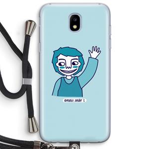CaseCompany Zwaai: Samsung Galaxy J5 (2017) Transparant Hoesje met koord