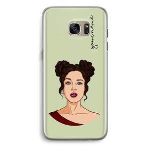 CaseCompany Pop-Art Creator: Samsung Galaxy S7 Edge Transparant Hoesje