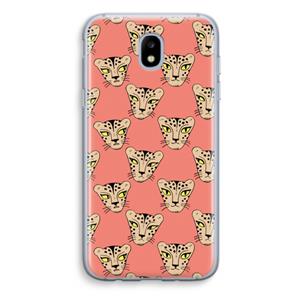 CaseCompany Tijger: Samsung Galaxy J5 (2017) Transparant Hoesje