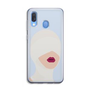 CaseCompany Incognito: Samsung Galaxy A40 Transparant Hoesje