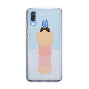CaseCompany Mirror: Samsung Galaxy A40 Transparant Hoesje