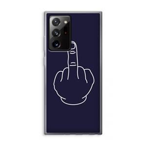 CaseCompany F**k U: Samsung Galaxy Note 20 Ultra / Note 20 Ultra 5G Transparant Hoesje