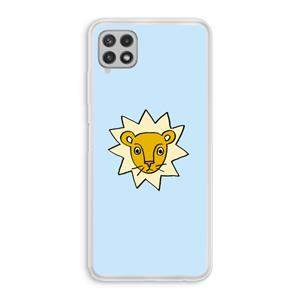 CaseCompany Kleine leeuw: Samsung Galaxy A22 4G Transparant Hoesje