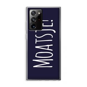 CaseCompany Moatsje!: Samsung Galaxy Note 20 Ultra / Note 20 Ultra 5G Transparant Hoesje
