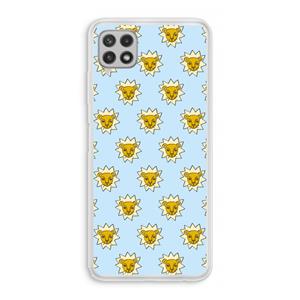 CaseCompany Leeuwenkoppen: Samsung Galaxy A22 4G Transparant Hoesje