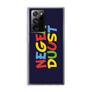 CaseCompany 90's One: Samsung Galaxy Note 20 Ultra / Note 20 Ultra 5G Transparant Hoesje
