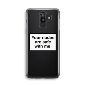CaseCompany Safe with me: Samsung Galaxy J8 (2018) Transparant Hoesje