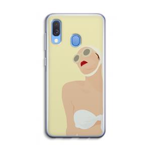 CaseCompany Summer: Samsung Galaxy A40 Transparant Hoesje