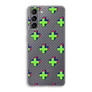 CaseCompany 8-bit N°10: Samsung Galaxy S21 Transparant Hoesje