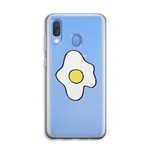 CaseCompany Spiegelei: Samsung Galaxy A40 Transparant Hoesje