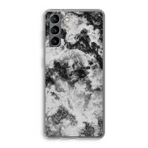 CaseCompany Onweer: Samsung Galaxy S21 Transparant Hoesje