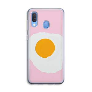 CaseCompany Sunny side up: Samsung Galaxy A40 Transparant Hoesje