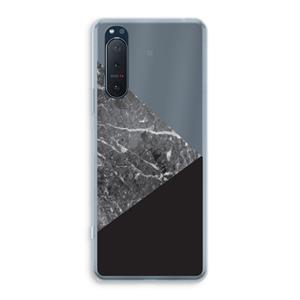 CaseCompany Combinatie marmer: Sony Xperia 5 II Transparant Hoesje