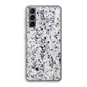 CaseCompany Gespikkelde marmer: Samsung Galaxy S21 Transparant Hoesje