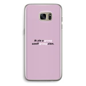 CaseCompany uzelf graag zien: Samsung Galaxy S7 Edge Transparant Hoesje