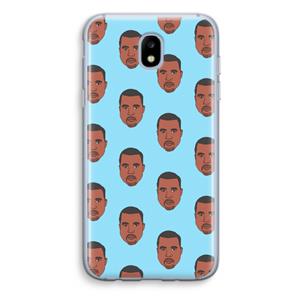 CaseCompany Kanye Call Me℃: Samsung Galaxy J5 (2017) Transparant Hoesje