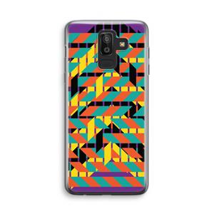 CaseCompany Skew Bee 2: Samsung Galaxy J8 (2018) Transparant Hoesje