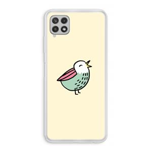 CaseCompany Birdy: Samsung Galaxy A22 4G Transparant Hoesje